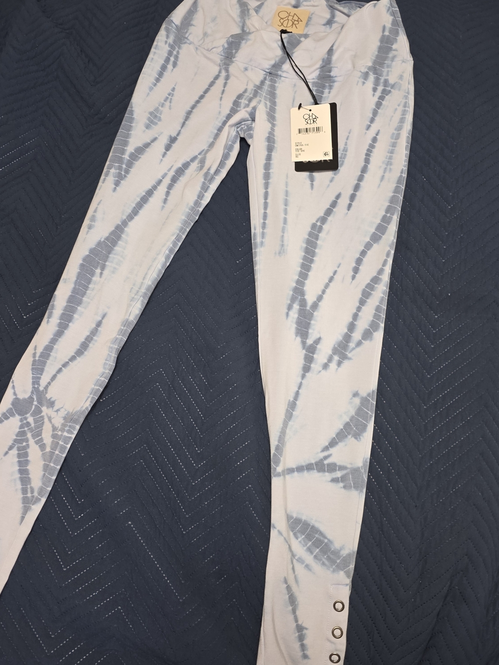 Chaser Tie Dye Leggings W/ Snap Bottom